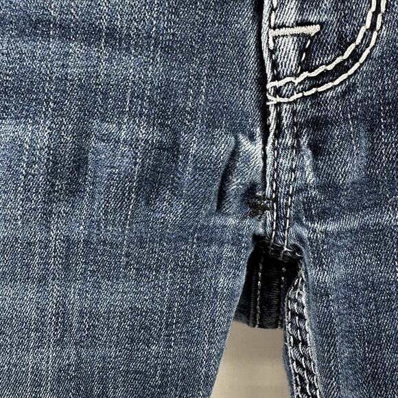 Rock Revival Sundee Mid Rise Bootcut Jeans Stretch Acid Wash Blue 29"x35" - Picture 6 of 8